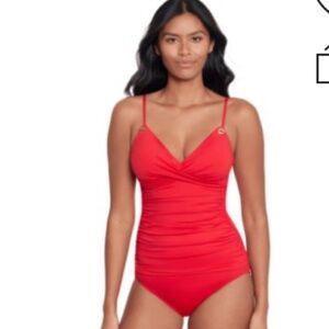 Lauren Ralph Lauren women’s toggle-trim tankini top